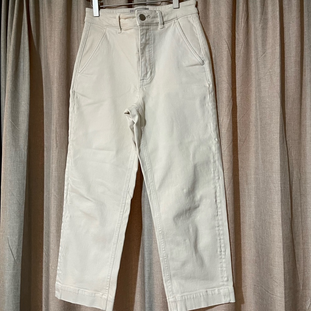 Everlane straight leg crop pant